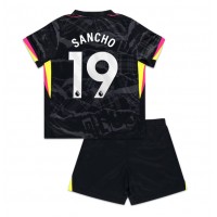 Maglia Calcio Chelsea Jadon Sancho #19 Terza Divisa Bambino 2024-25 Manica Corta (+ pantaloncini)